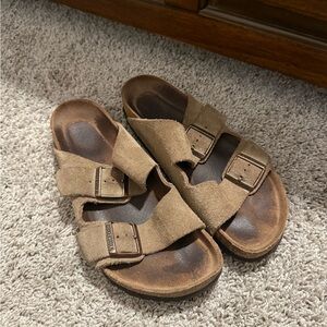 Birkenstock Brown Suede Sandals